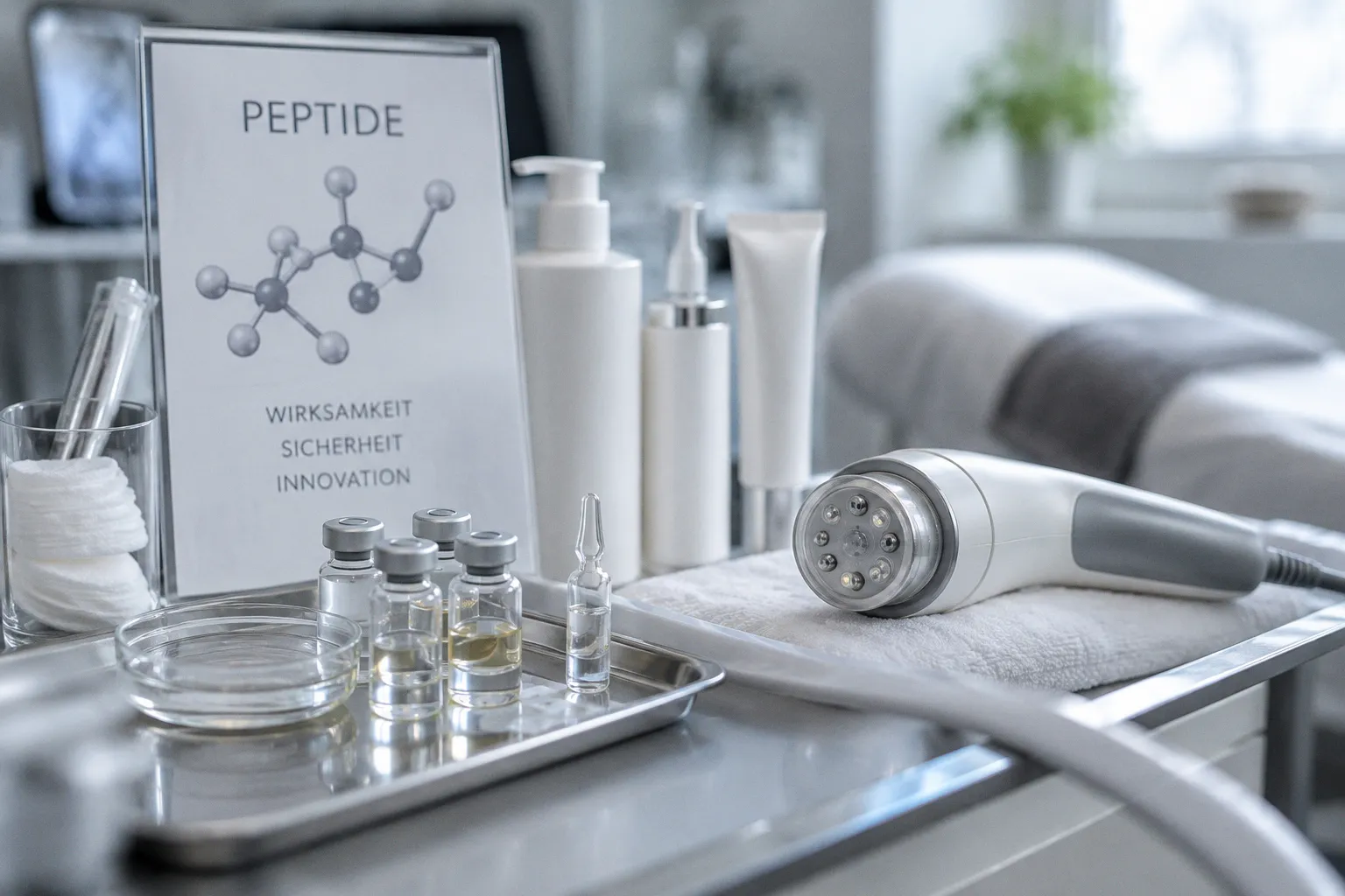 Innovationen in der apparativen Kosmetik: Peptide und neue Sicherheitsstandards