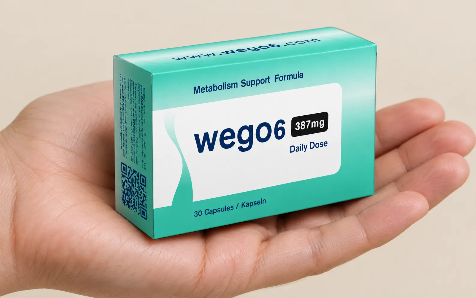 WEGO6 — Verpackung in der Hand