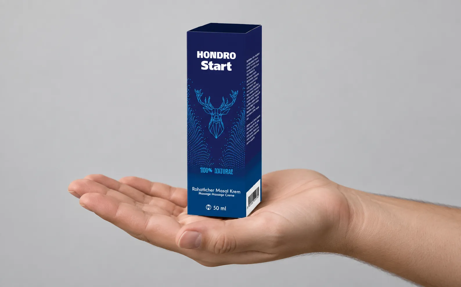 Chondrostart — Verpackung in der Hand