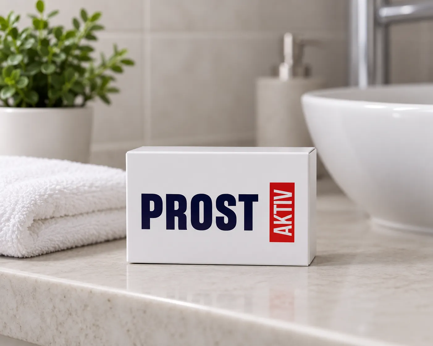 ProstaAktiv — Verpackung im Alltag