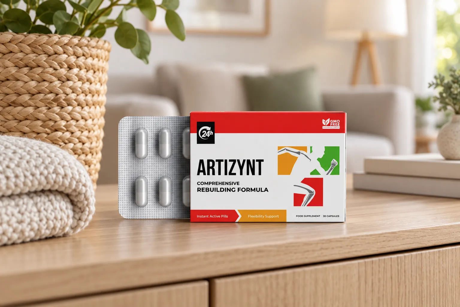 ArtiZynt Capsules — Verpackung im Alltag