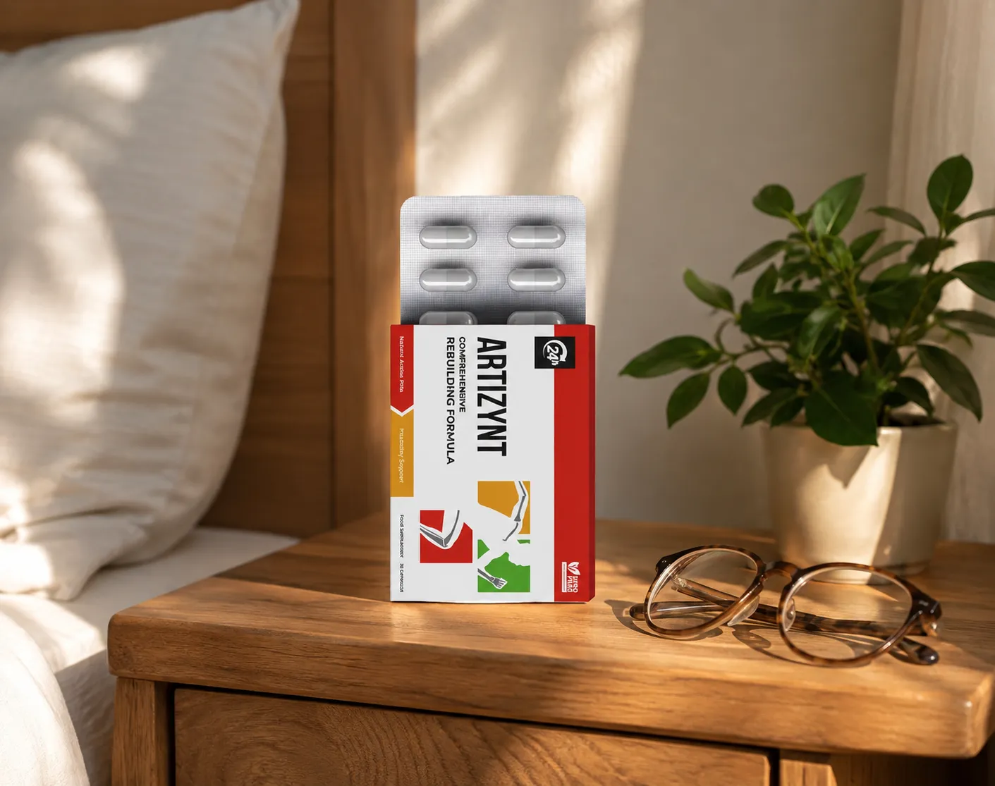 ArtiZynt Capsules — Verpackung im Alltag