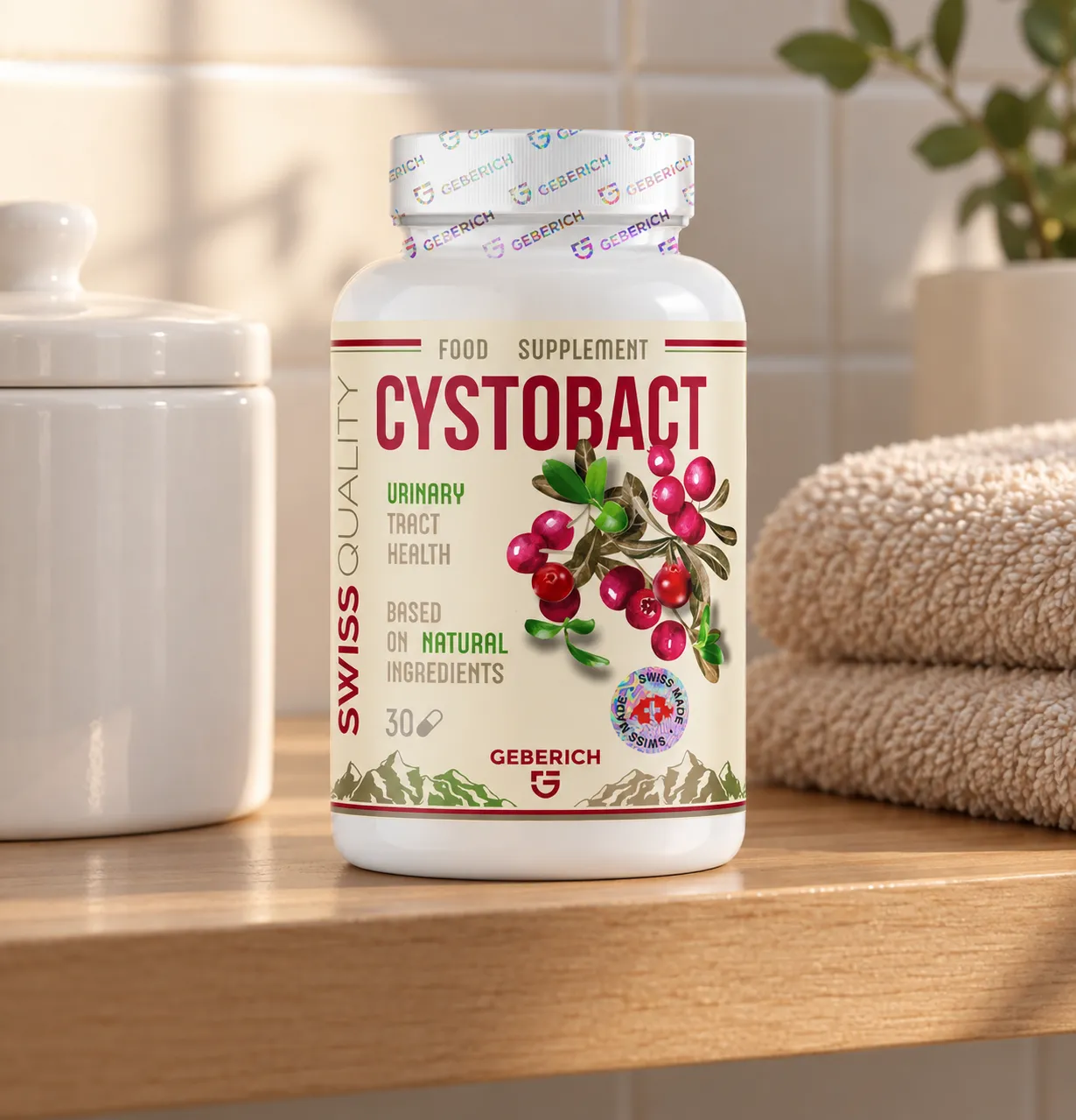 CYSTOBACT — Verpackung im Alltag