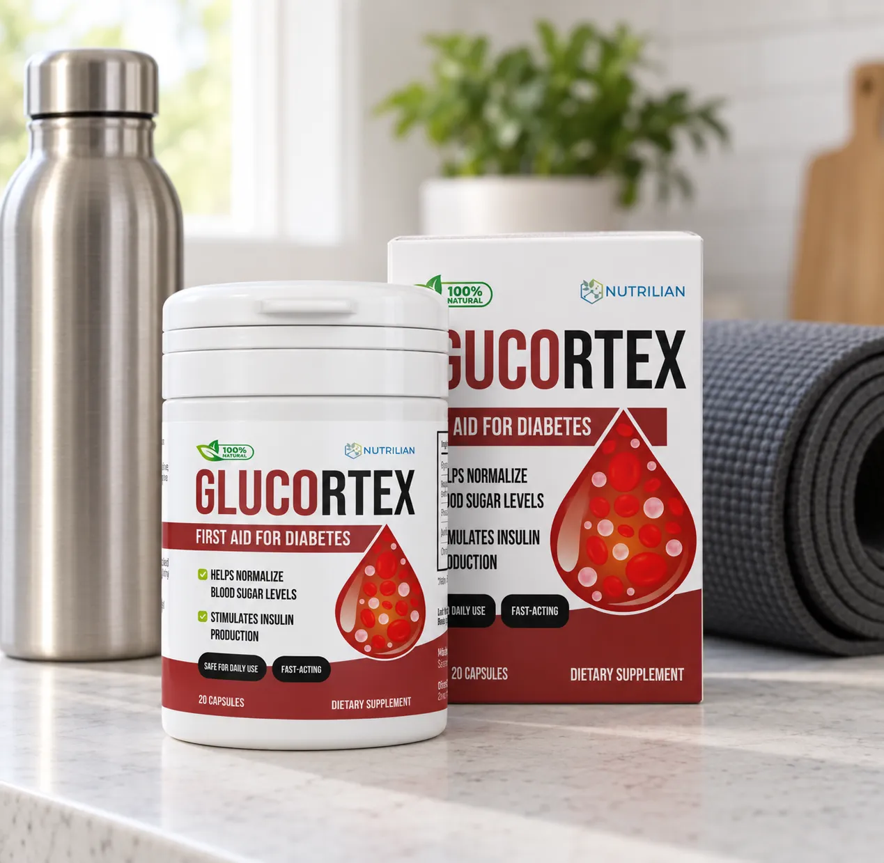 Glucortex — Verpackung im Alltag