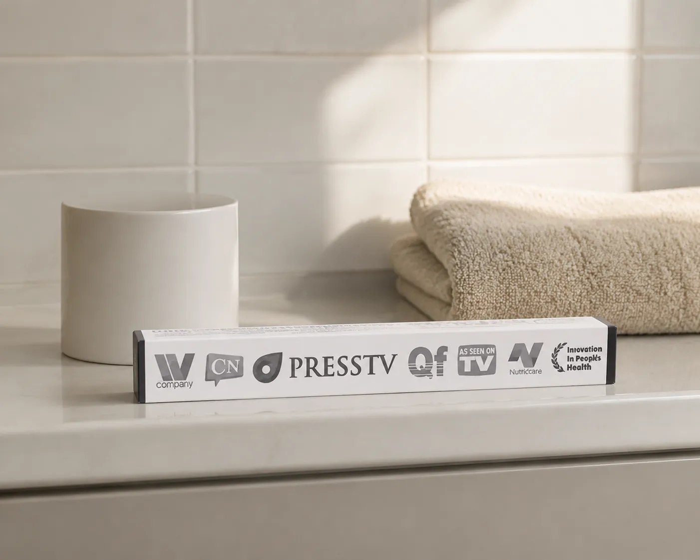 ACUSTAN drops — Verpackung im Alltag
