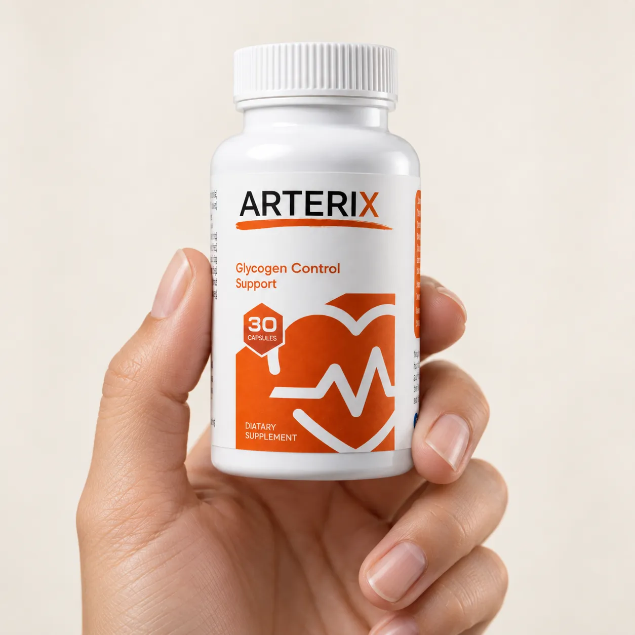 Arterix — Verpackung in der Hand
