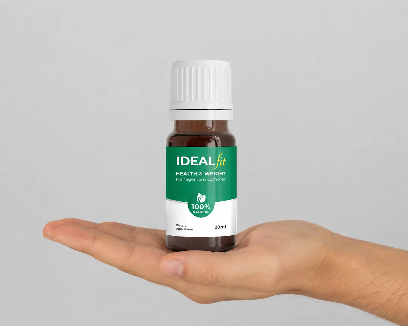 IdealFit — Verpackung in der Hand