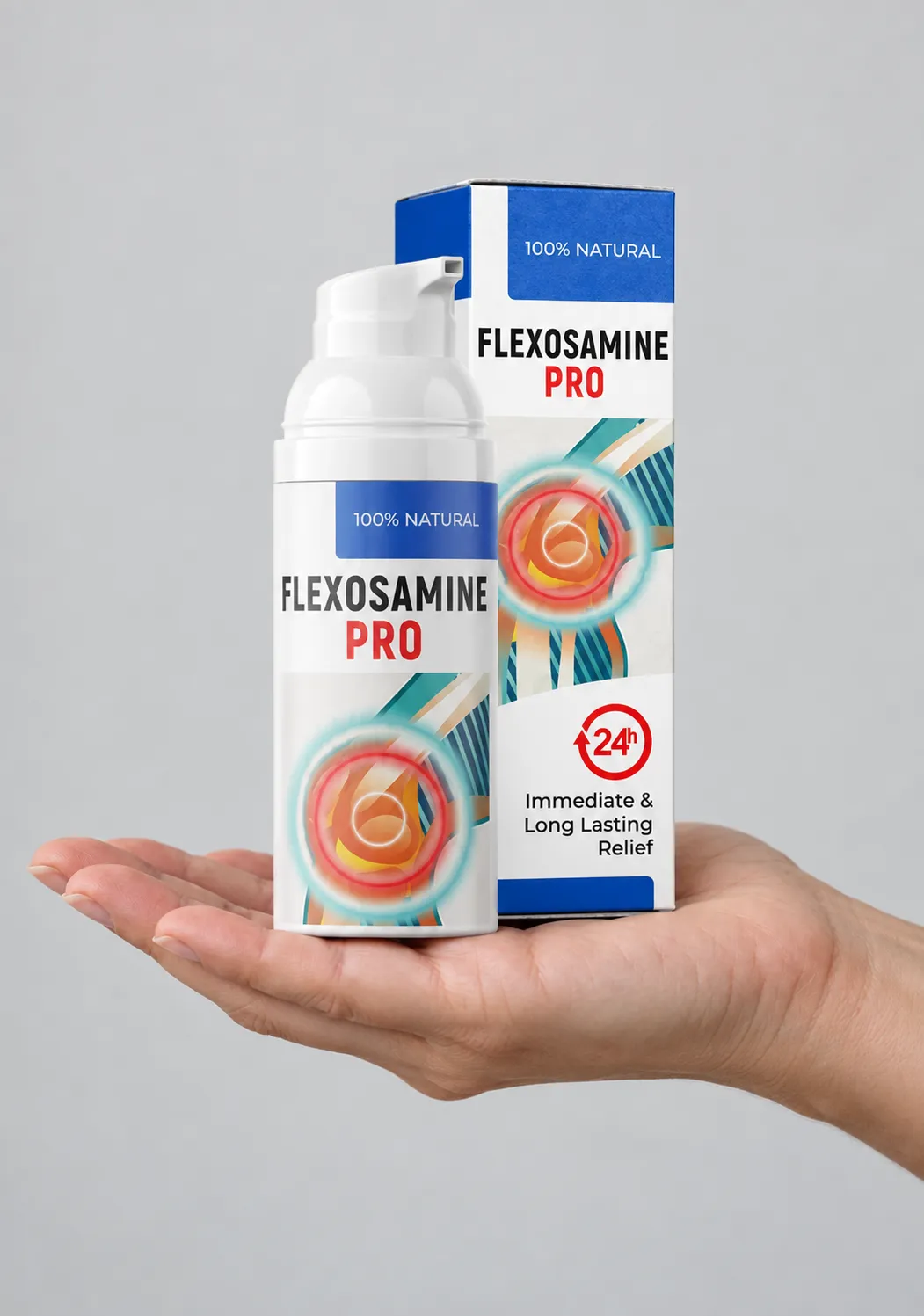 Flexosamine PRO — Verpackung in der Hand