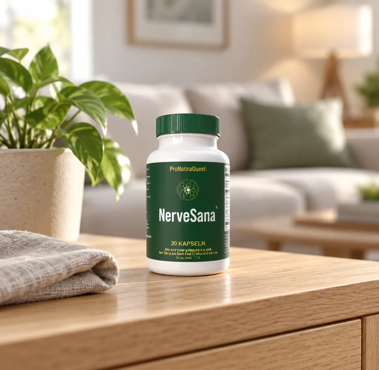 NerveSana — Verpackung im Alltag