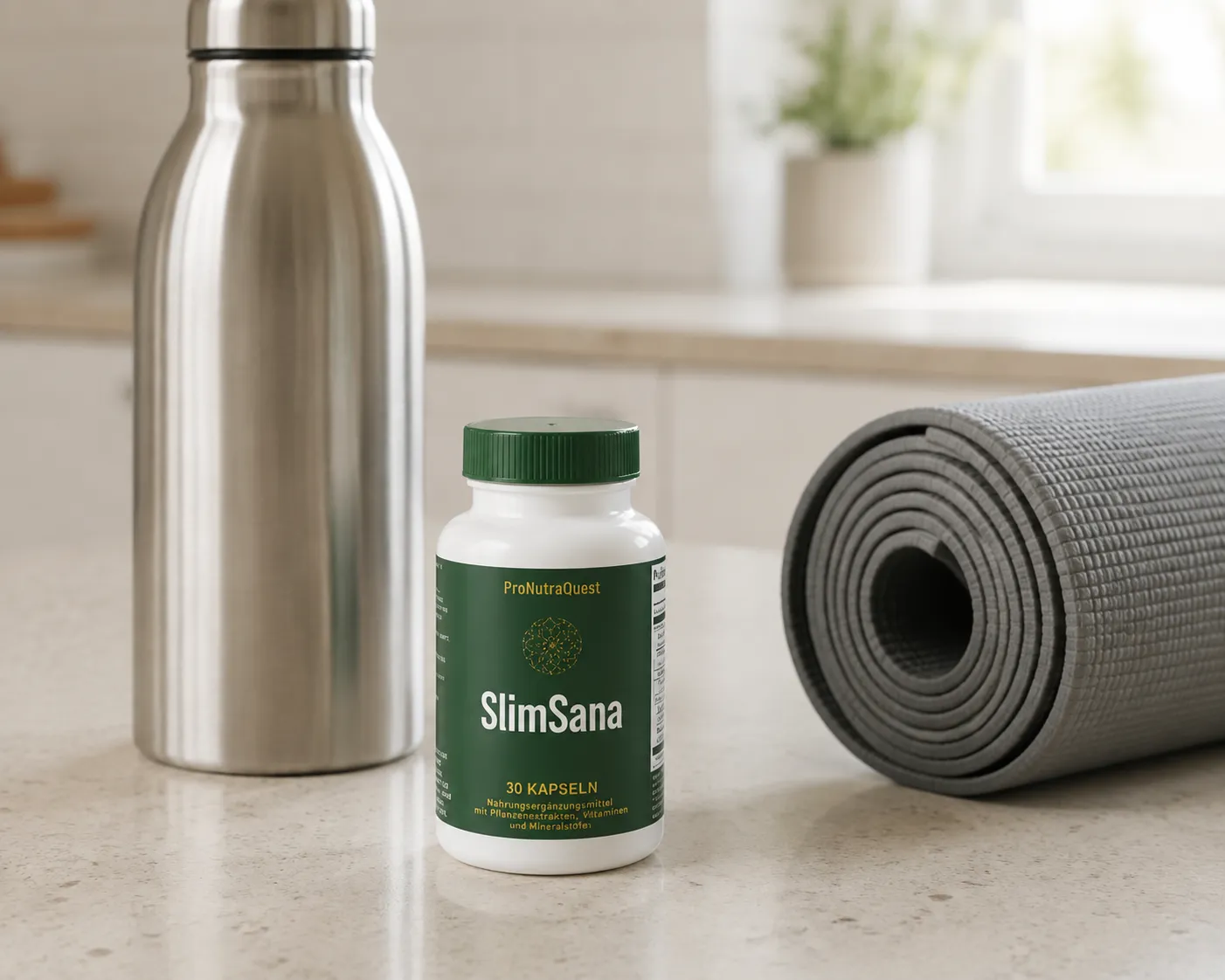 SlimSana — Verpackung im Alltag