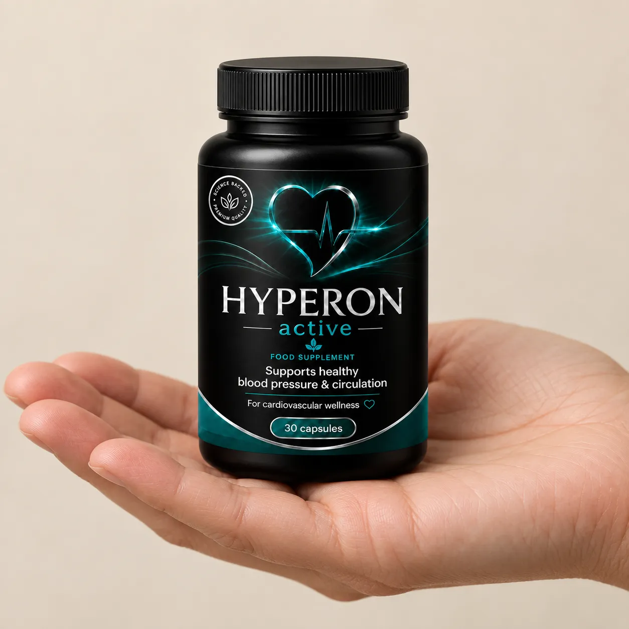 Hyperon — Verpackung in der Hand