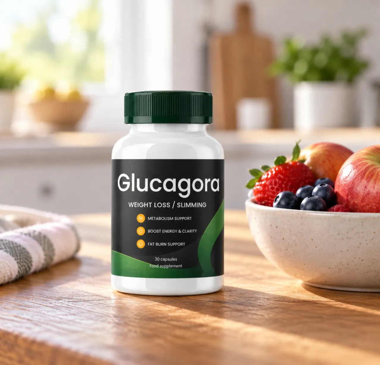 Glucagora — Verpackung im Alltag