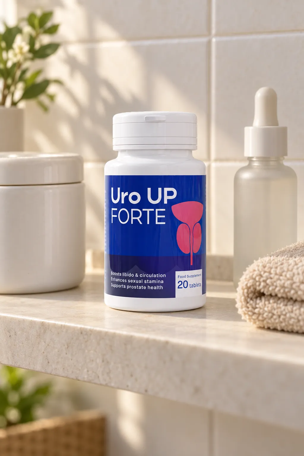 Uro UP Forte — Verpackung im Alltag
