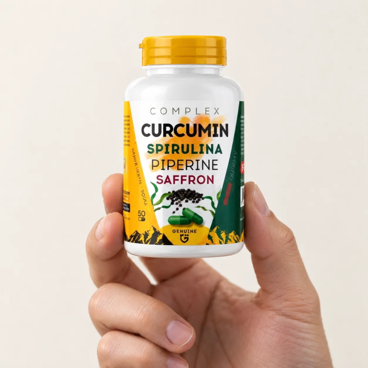 Curcuma Complex — Verpackung in der Hand