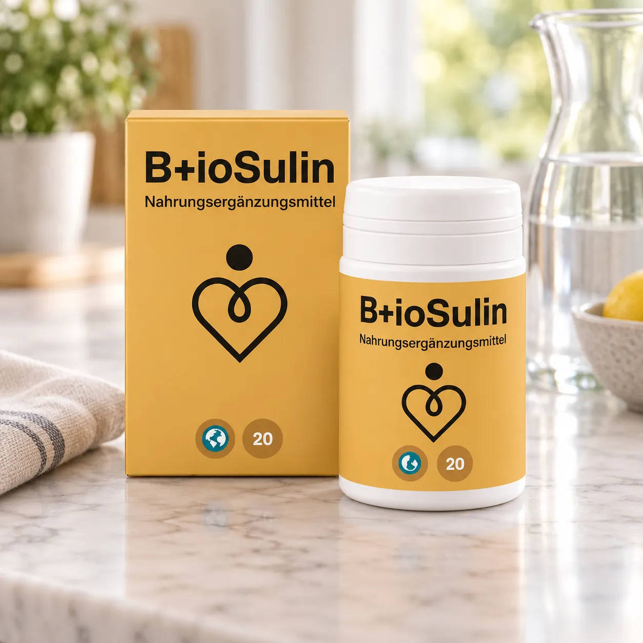 Bio+Sulin — Verpackung im Alltag