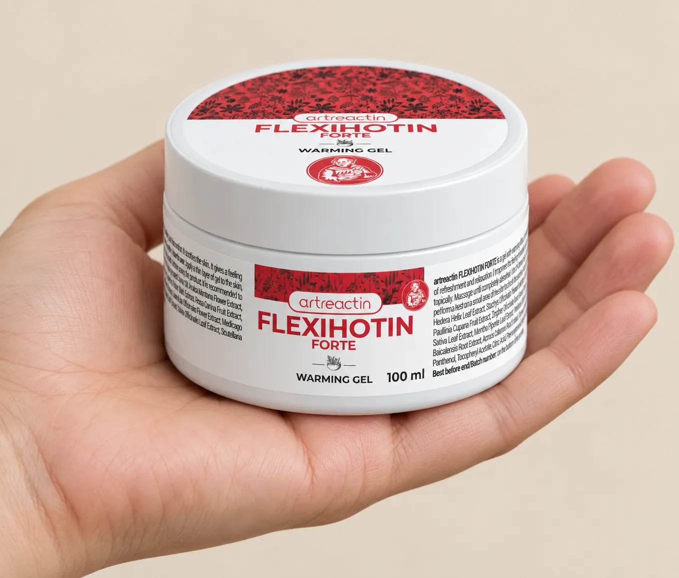 Flexihotin Forte — Verpackung in der Hand