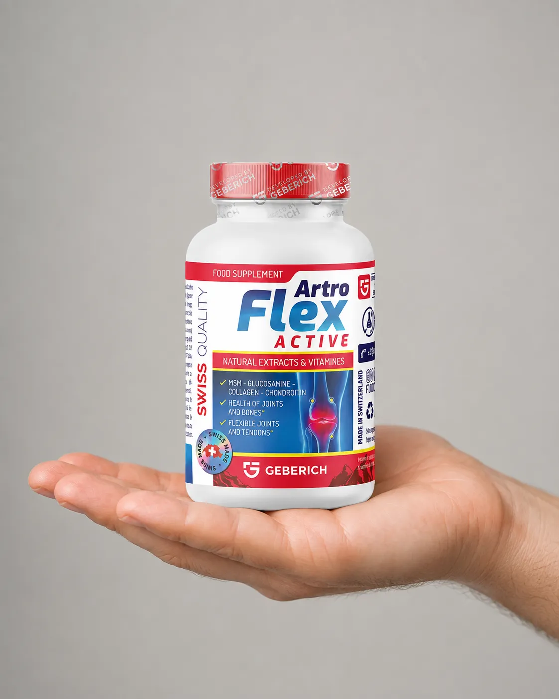 Artroflex — Verpackung in der Hand